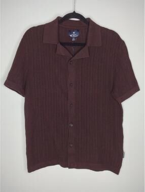 NWT Ben Sherman Men's Potting Soil/Button Down Polo Shirt Size Small